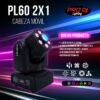 cabeza movil led pl60 2x1 prodj