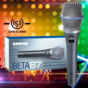 micrófono profesional vocal condensador cardioide beta87c