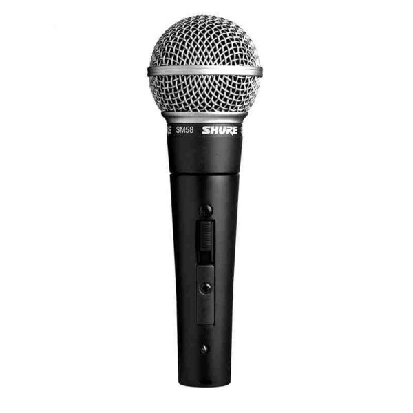 microfono vocal de mano shure sm58s