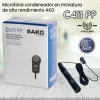 microfono condensador en miniatura de alto rendimiento con conector xlr estándar akg c411pp