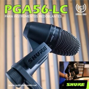micrófono cardioide dinámico shure pga56lc