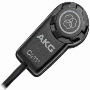microfono condensador en miniatura de alto rendimiento con conector xlr estándar akg c411pp