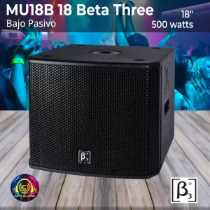 bajo pasivo mu18b 18 beta 3 500watt