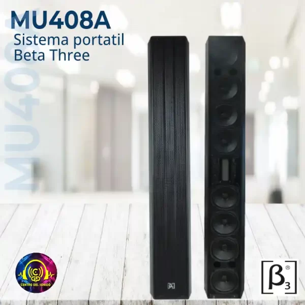 sistema portÁtil 8" mu408a beta three