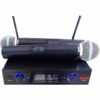 doble microfono innalambrico uhf32m