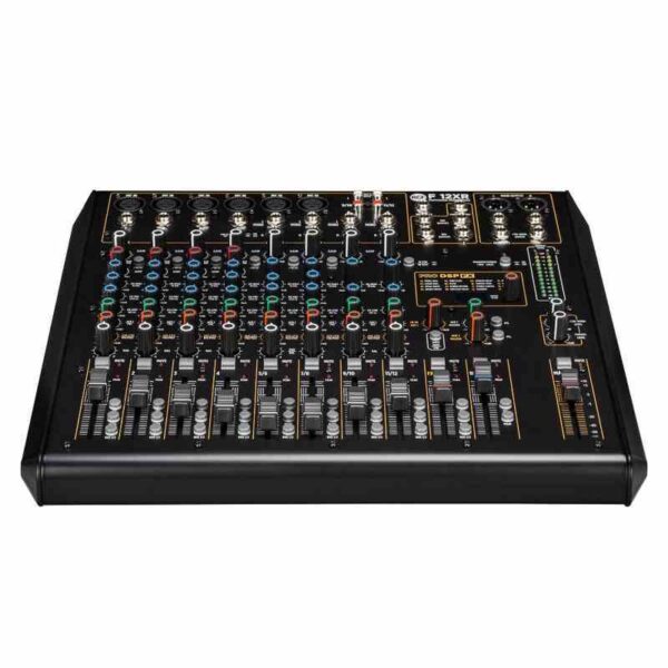 consola mixer de 12 canales con multifectos y grabadora f 12xr