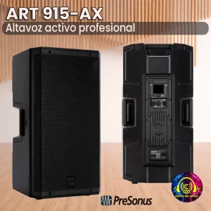 altavoz activo profesional art 915 ax