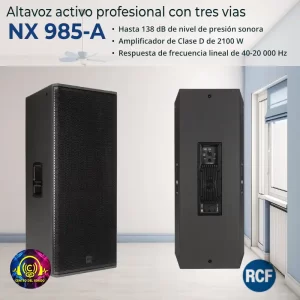 altavoz activo profesional nx 985 a con tres vias