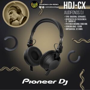 audífonos hdj cx pioneer dj