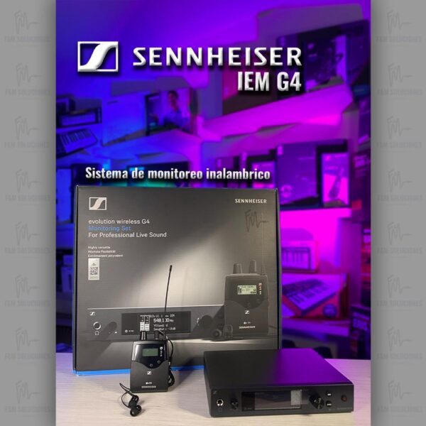 sennheiser ew iemg4 sistema de monitoreo personal