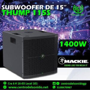 mackie thump 115s subwoofer activo