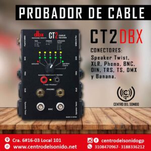 probador de cables dbx ct2