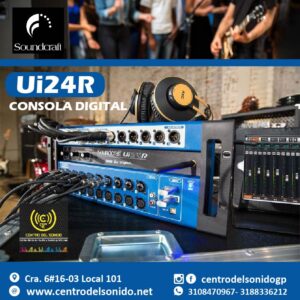 mezclador digital de 24 canales/grabador multipista ui24r (copia)