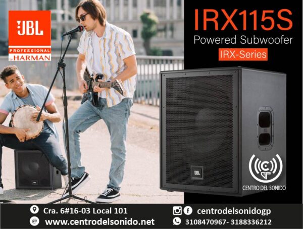 bajo activo jbl irx115s 1300w