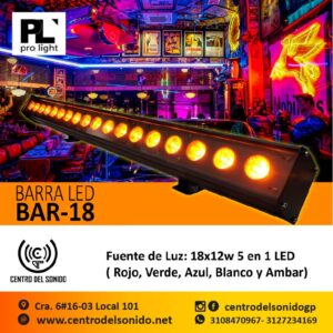 barra led bar 18 pl pro light (copia)