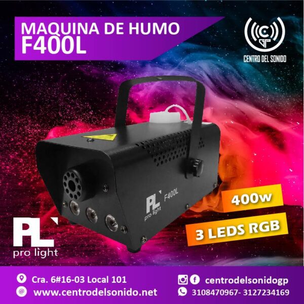 f400l maquina de humo con leds rgb pl pro light 400w (copia)