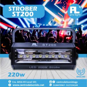 estrober led st200 pl pro light 8x25w (copia)