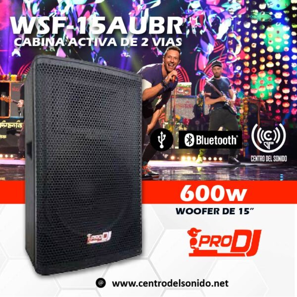 cabina activa wsf 15aubr pro dj