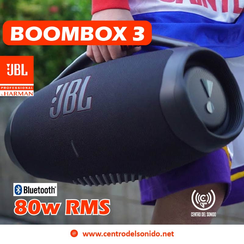Bocina Bluetooth Portátil JBL Boombox 2 80 W Resistente al Agua