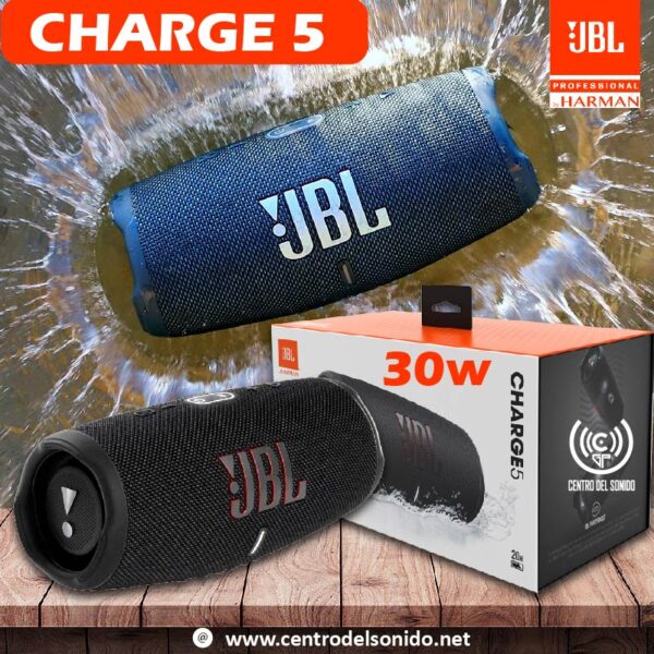 jbl charge 5 altavoz portátil resistente al agua con batería