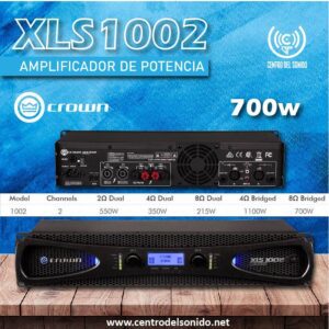 amplificador crown xls 1002 (copia)