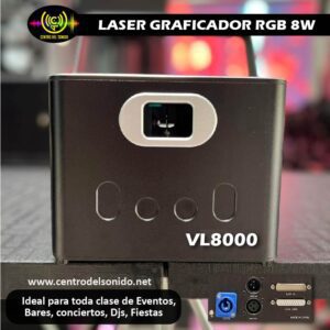 laser graficador 8w rgb