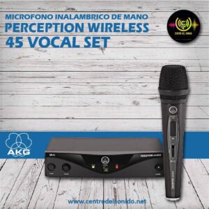 micrófono inálambrico mano perception wireless 45 vocal set