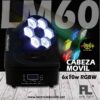 cabeza mÓvil lm60 6x10w rgbw pl pro light (copia)