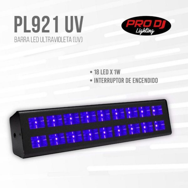 barra led pl921 uv pro dj