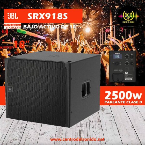 srx918s subwoofer activo de 18 pulgadas 2500w