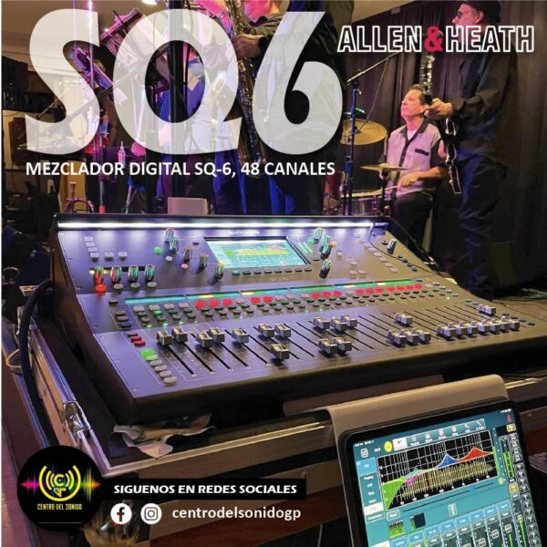 sq 6, allen & heath mezclador digital