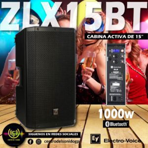 cabina activa zlx 15bt electro voice 1000watt (copia)