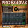 mezclador usb profx30v3 de 30 canales mackie