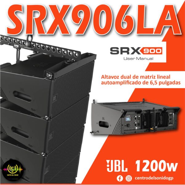 jbl srx906la line array activo 6.5″ 600w 134db