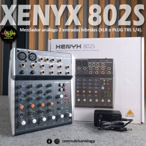 behringer xenyx 802s mezclador de transmisión analógica