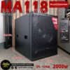 audiocenter ma118 bajo activo 2000w 134 db