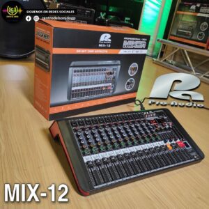 consola mix 12 pa pro audio bluetooth usb