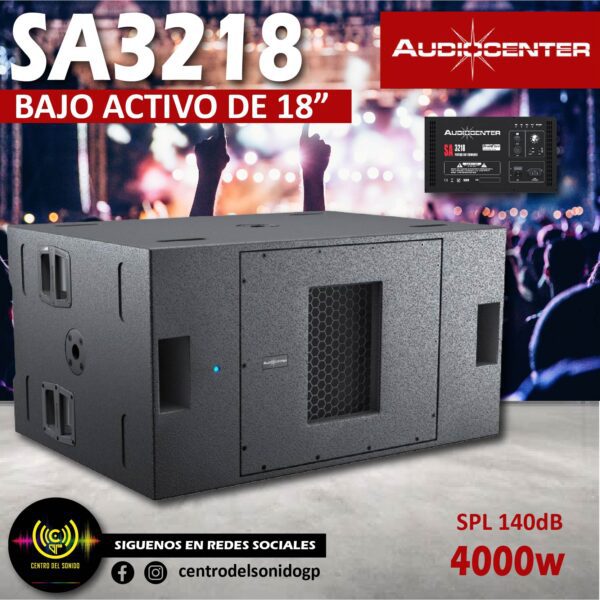 bajo activo audiocenter sa3218 4000w 140db dsp (copia)