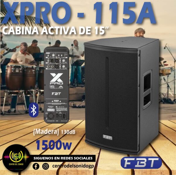 fbt x pro 115a parlante activo con bluetooth (copia)