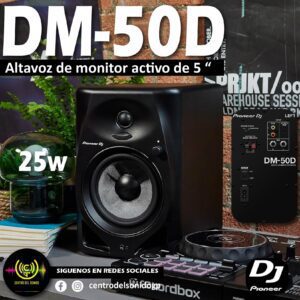 monitor activo dm 50d pioneer dj de 5"