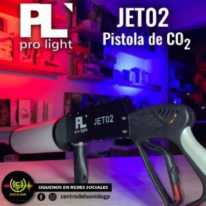 pro light jet02 pistola de co2 con luces rgb
