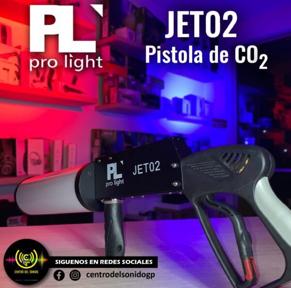 pro light jet02 pistola de co2 con luces rgb