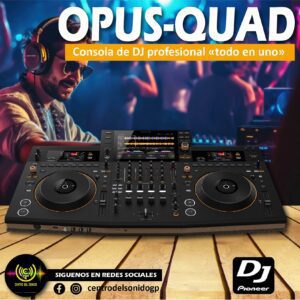consola dj opus quad todo en uno 4 canales para recordbox y serato pioneer dj