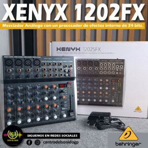 mezclador behringer xenyx1202sfx