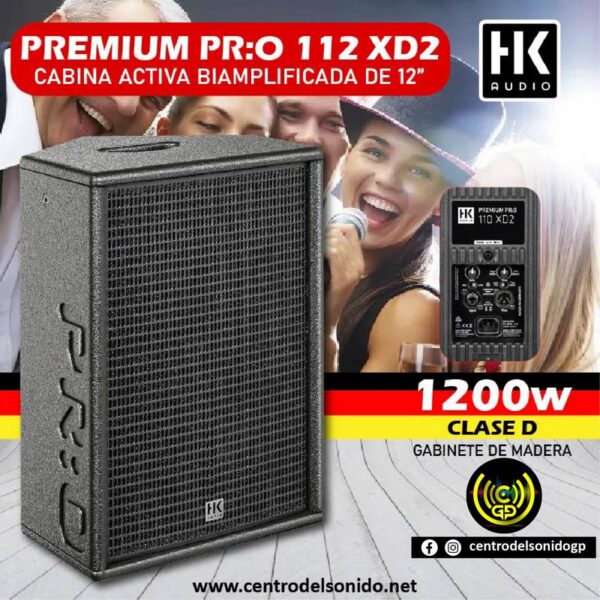 cabina activa premium pr:o 112 xd2 hk audio