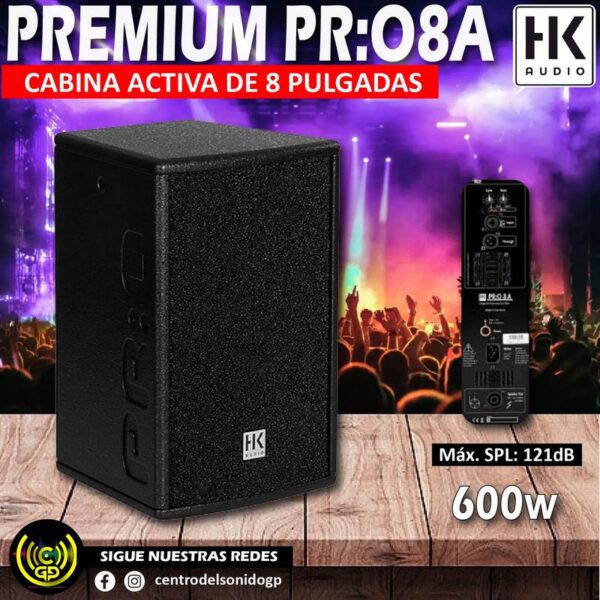 cabina activa hk audio premium pr:o8a 600w