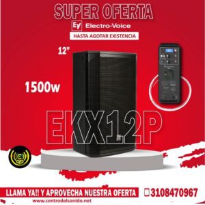 cabina activa ekx12p electro voice 1500watt (copia)