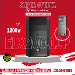 cabina activa elx200 10p electro voice 1200w (copia)