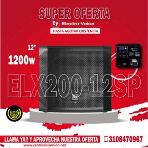 bajo activo elx200 12sp electro voice 1200w (copia)