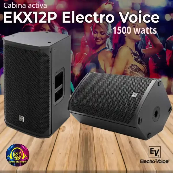 cabina activa ekx12p electro voice 1500watt